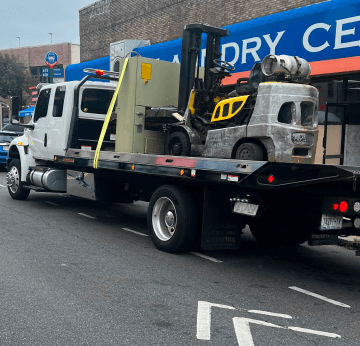 construction equipment towing services